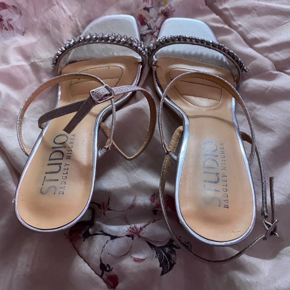 Studio Badgley Misghka Sliver shoes